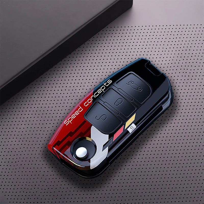 Чехол для ключа автомобиля для Ford Fiesta Focus Mondeo Falcon B-Max C-Max S-Max Eco Sport Galaxy Territory Бесключевой Брелок Защитный Чехол