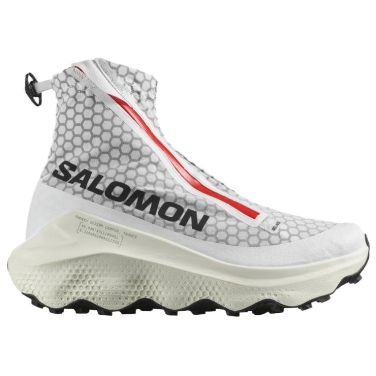 SALOMON S/Lab Dust Удобные Универсальные Нескользящие Износостойкие Кроссовки с Высоким Верхом Унисекс Кроссовки Белый Серый 477239
