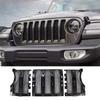 A03E-Для Jeep Wrangler JL JT Gladiator 2018-2024 Передняя решетка Радиаторная сетка Покрытие и т.д. Защитная сетка Аксессуары Детали