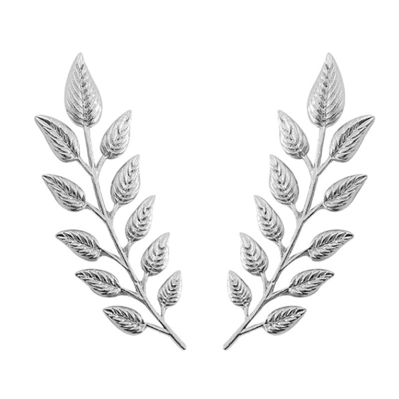 1 пара нежных брошей в виде листьев дерева, булавки для джинсовых рубашек, костюмов, булавка с лацканами, ретро-брошь