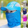 Neck Face Detachable UV Protection Wide Brim Beach Cap Sunshade Sun Hat Shade Hat Baseball Cap