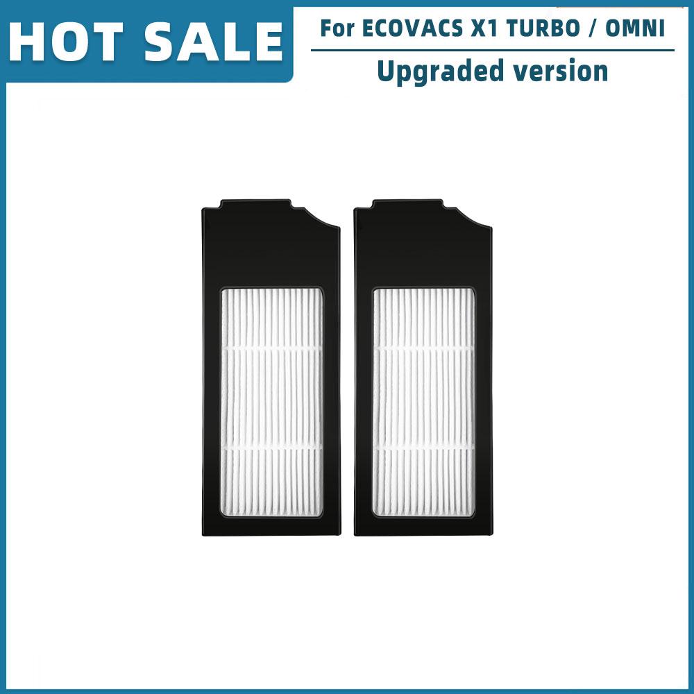 For ECOVACS X1 TURBO / OMNI Spare Parts Accessories Main Side Brush Hepa Filter Rag Mop Stand Dust Bag Dust Box Brush Cover