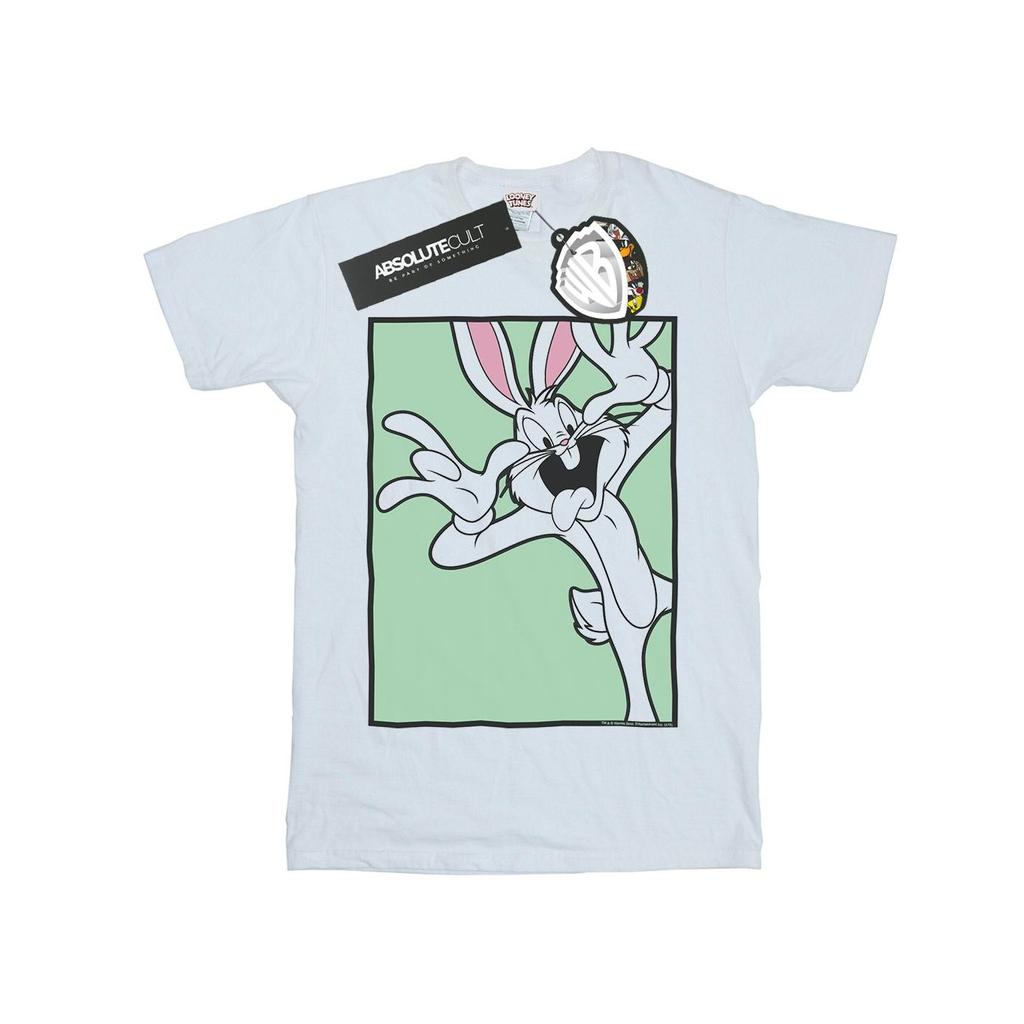 Looney Tunes Mens Bugs Bunny Funny Face T-Shirt