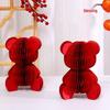 Складной 3D свадебный настольный орнамент «Двойное счастье» - Высококлассное украшение для свадебного номера