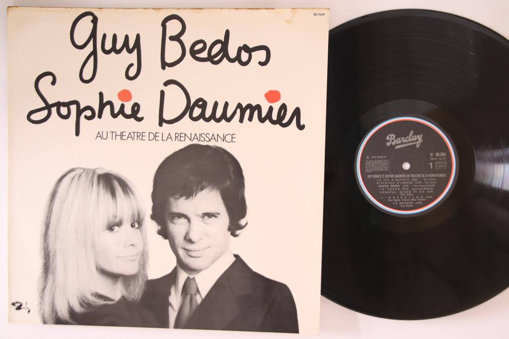LP Record GUY BEDOS, SOPHIE DAUMIER - Au Theatre De La Renaissance 80504 BARCLAY 1978 France Comedy & Spoken Word Used