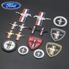 Автомобильная наклейка Ford 1 шт. Боковой значок-эмблема для автомобиля Наклейки Декаль на багажник для Ford Mustang GT 350 370 500 Shelby Cobra Mondeo Focus 2 3 F-
