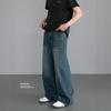 Мужские джинсы с широкими штанинами, винтажные, с эластичной талией - Коллекция Осень/Зима 2024