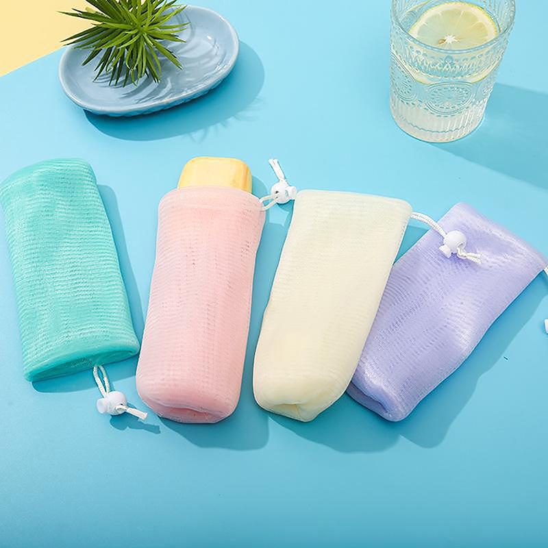 1Pcs Thickened 6-Layer Foaming Mesh Bag – For Facial and Body Cleansing with Gentle Exfoliation