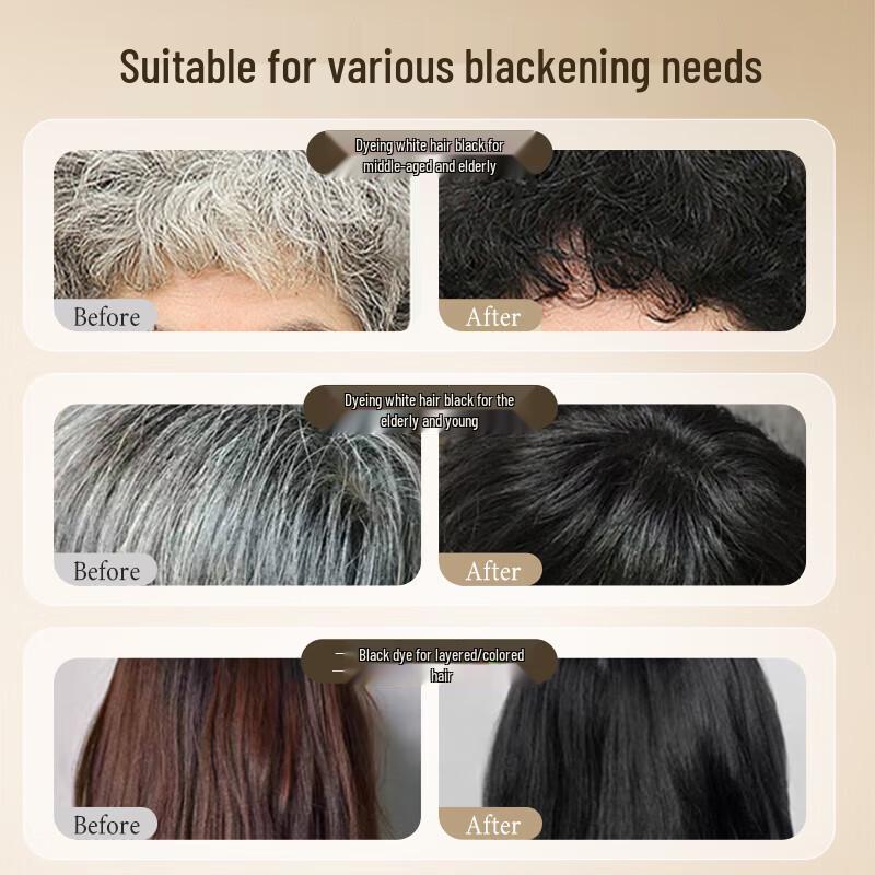 Tong Ren Tang Natural Black Hair Dye for Gray Hair