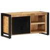 VidaXL TV Cabinet 80x30x40 Cm Solid Raw Mango Wood, TV Bench, Hi-fi Cabinet, Entertainment Center, TV Sideboard, Furniture 4013587