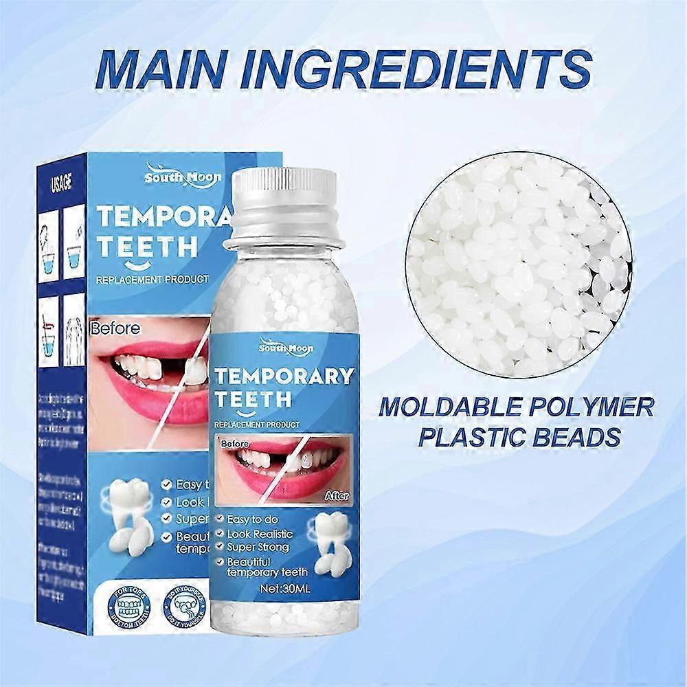 1-3X Resin Tooth Repair Glue Shapeable Teeth Gaps Filling Solid Glue Temporary Teeth Repair Falseteeth Glue Safety Dental Supplies