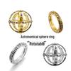 Vintage Rotating Astronomical Ball Ring - European & American Couple Jewelry