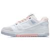 Comfortable Classic Non-Slip Wear-Resistant Low-Top Skate Shoes Women Sneaker White AGCR400-3