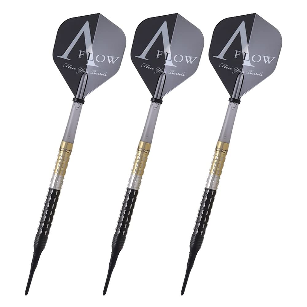 Dynasty Дротики EDDIE2 с покрытием BLACK LINE 2BA Модель Эдварда Шоджи Фоулкса A-FLOW [53] Набор,