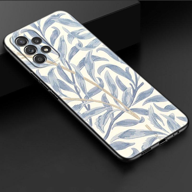 Чехол для телефона с цветочным листом для iPhone Samsung Galaxy Redmi Xiaomi Oppo OnePlus Note SA 7 8 9 10 11 12 13 14 20 21 22 23 53 54 Pro Max Plus Ultra TPU Soft