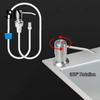 Press Type Soap Dispenser Stainless Steel Sink with 100CM Extension Tube Kitchen Corrosion-resistant Countertop Built-in Dishwashing Liquid Dispensing