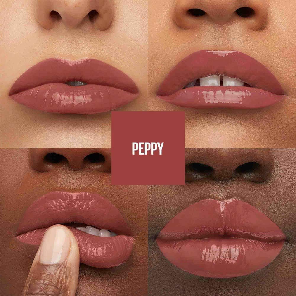 Maybelline Жидкая помада Superstay Vinyl Ink Peppy 4,2 мл Стойкая Высокопигментированная Цвет 16 часов носки