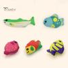 Плюшевая игрушка для кошек в форме рыбы, мягкая, устойчивая к укусам, интерактивная игрушка для жевания домашних животных, уменьшающая беспокойство, чистка зубов, эмоциональная успокаивающая игрушка для кошек