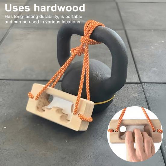 Portable Rock Climbing Grip Strength Trainer Wooden Hangboard Climbers Hand Finger Forearm Strengthener Pull-Up