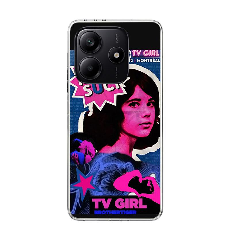 TV Girl Album Phone Case For Xiaomi Redmi Note 15 14 13 12S 12 Pro Plus 11S 11E 11 11T 10S 10 Art Soft Pattern Cover Redmi Note
