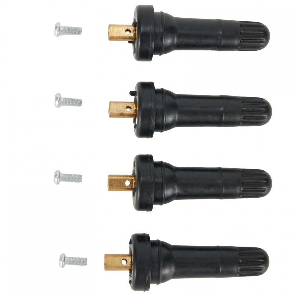 4 ШТ. Датчик давления в шинах TPMS Резиновый вентиль для GMC для Cadillac для Chevy