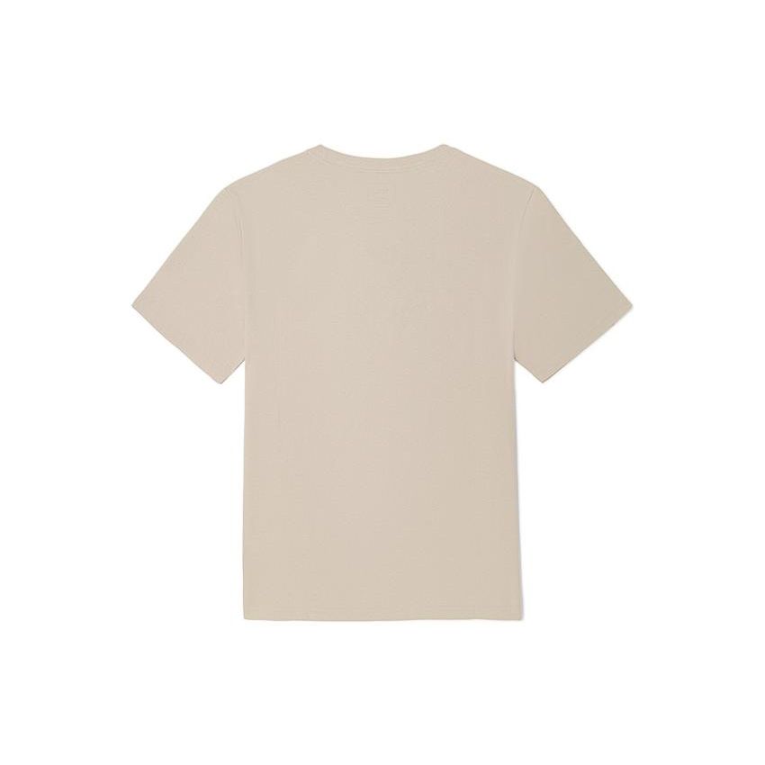 Vans Футболка с коротким рукавом и круглым вырезом в американском стиле с красочным принтом кролика, футболка унисекс SS22, овсянка VN0A7PYP2N1