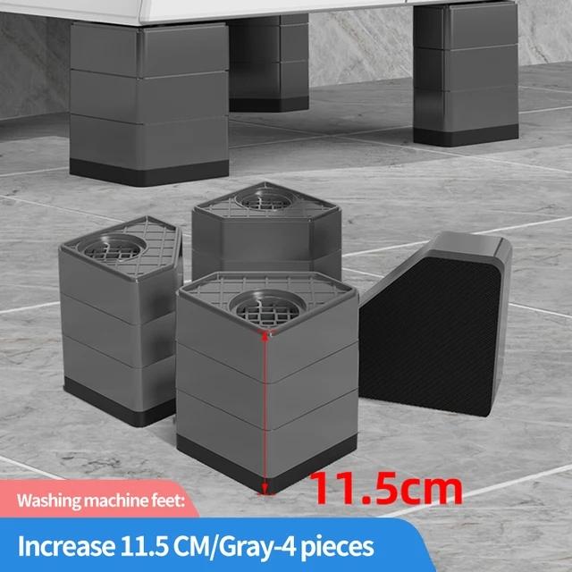 4 шт., усиленные антивибрационные подушечки для стиральной машины, резиновые ножки, коврик, бесшумная стиральная машина, сушилка, опора для мебели, демпферы, подставка