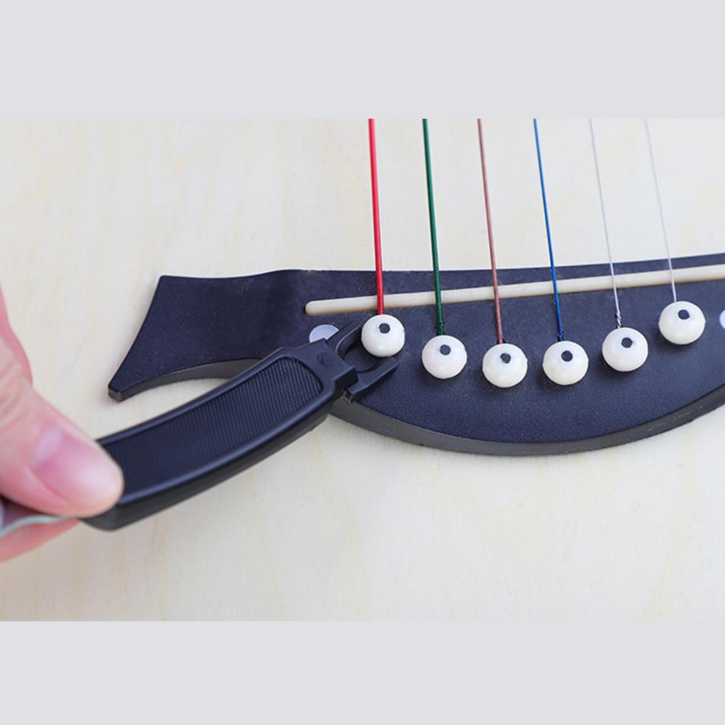 Guitar String Winder Cutter 3 In 1 Multifunctional Guitar String Cutter Guitar String Tool Guitar Bridge Pin Puller