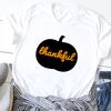Fashion Women T-Shirts Thankful Pumpkin Fall Autumn Thanksgiving Tops Femme Tshirt Harajuku O-Neck Casual Tee Ladies Clothing
