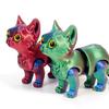 Yousheng 3D Printed Cat Toy Flexible Joints Articulated Cat Model for Adult 3D Printed Animals Fidget Toys for Home Office Classroom Decor
