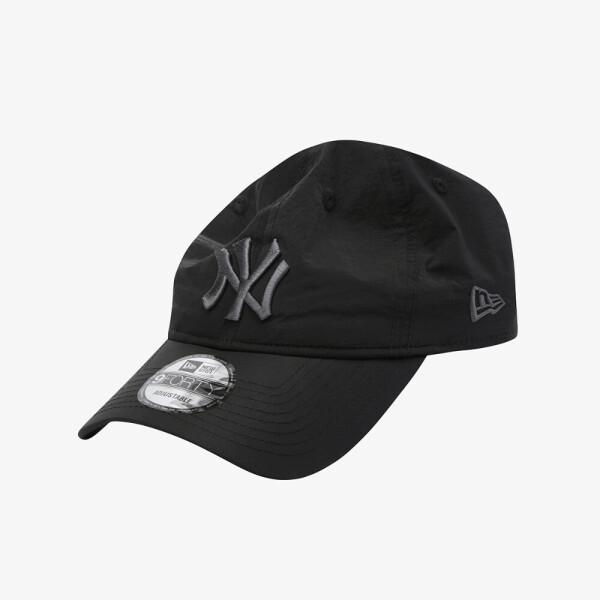 New Era Mlb New York Yankees Нейлон Металл Неструктурированная Бейсболка Черный