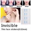 100 Pcs/Set Invisible Thin Face Stickers Face Facial Line Wrinkle Sagging Skin V-Shape Face Lift Up Fast Chin Adhesive Tape