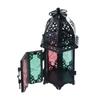 Hanging Iron Glass Moroccan European Vintage Home Decor Candle Lantern Candlestick Candle Holders
