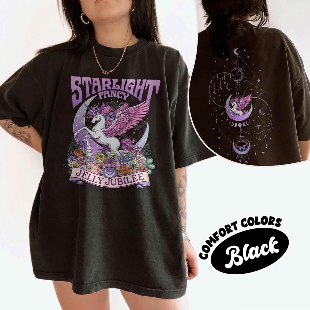 Jelly Jubilee Crescent City Fan Comfort Shirt Книжный Подарок Унисекс Топ Уличная Одежда Винтаж Темная Академия Книжный Литературный Рубашка