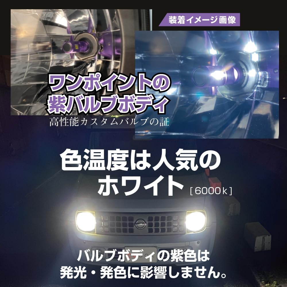 Cobox LED Headlight 6000K Explosive Light 16000lm High Brightness CSP LED Chip Equipped with Fog Usable Vehicle Inspection Compatible H8/H9/H11