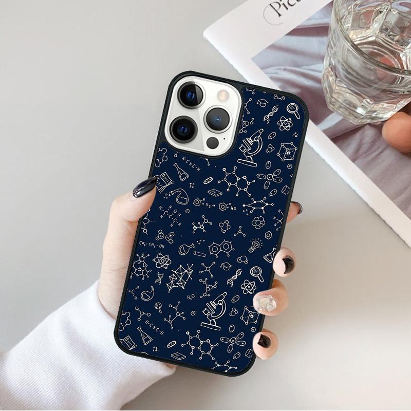 Наука Химия Кофеин Чехол для телефона Для iPhone 17 Air 16 15 14 Max Plus 11 12 13 Pro Max Чехол для телефона coque