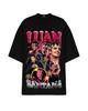 Retro Print T-shirt Men Women Classic Cotton Singer Luan Santana Big Face Short Sleeves Oversized Heavy Man Women Unisex Top Tee