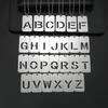 Монограммное ожерелье A-Z 26 букв Подвески из нержавеющей стали Квадратные заглавные инициалы Ожерелья для женщин мужчин
