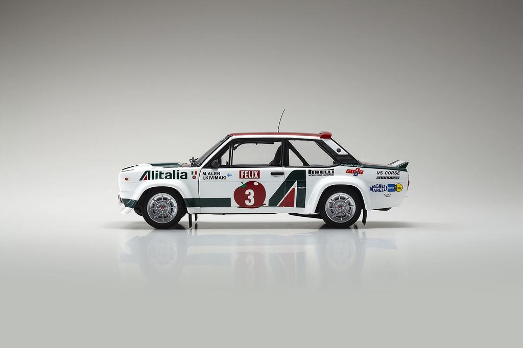 Kyosho Original Scale Fiat 131 Abarth Rally 1978 1000 Lakes Finished Product 1/18 #3