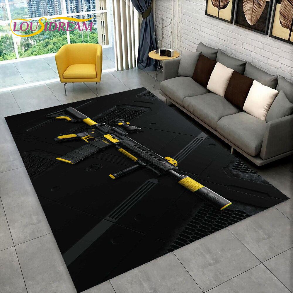 CS, USP, AK, M4, AWP, коврик для винтовки, пистолета, пистолета, ковер для дома, гостиной, спальни, дивана, коврик для двери, декор, нескользящий напольный коврик