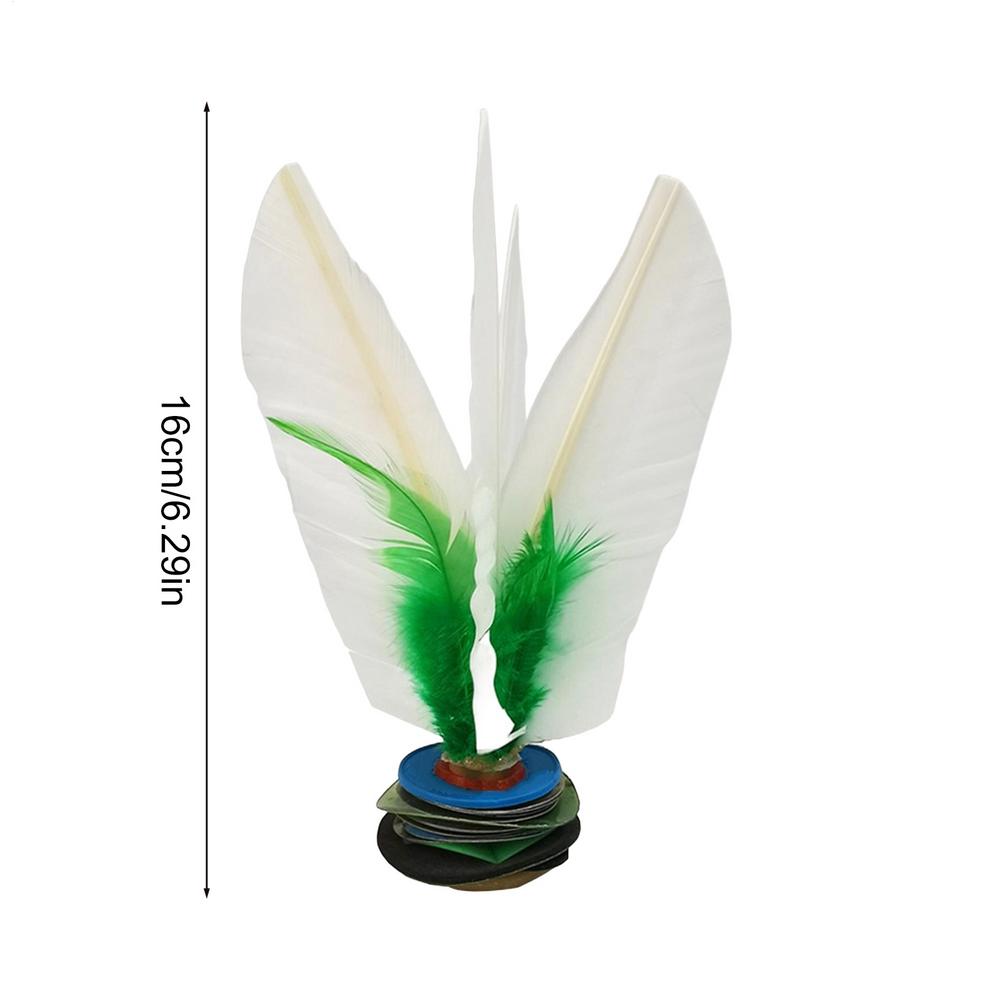 Chinese Jianzi Wear Resistant Chicken Feathers Shuttlecock Portable Foot Kick Handwheel Feathers Shuttlecock Outdoor Toy Game 6