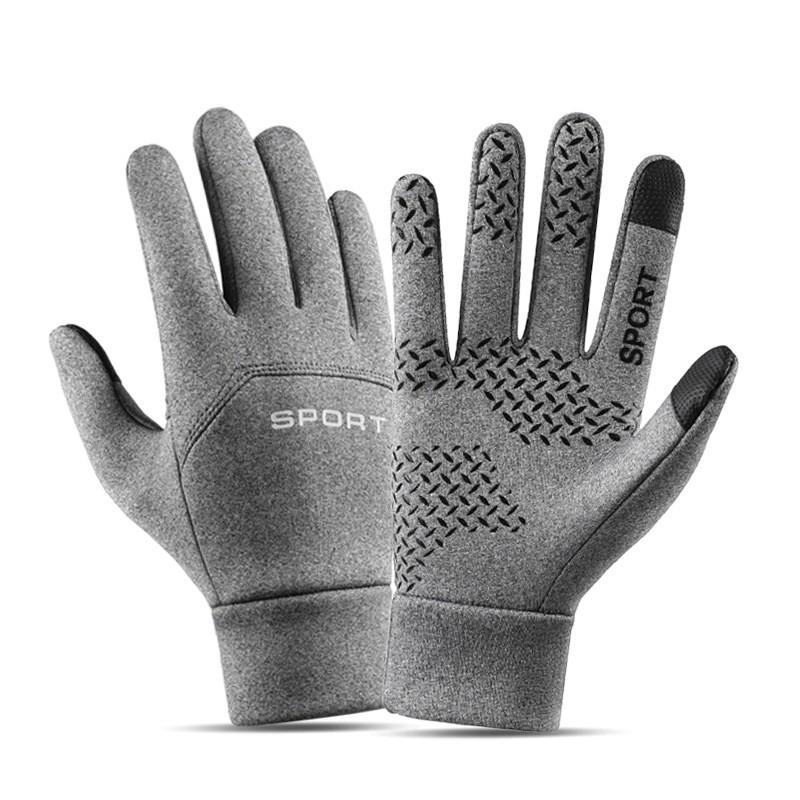 Winter Warm Fleece Lined Gloves Men Women Cycling Driving Outdoor Sports Windproof Anti-Slip Touchscreen