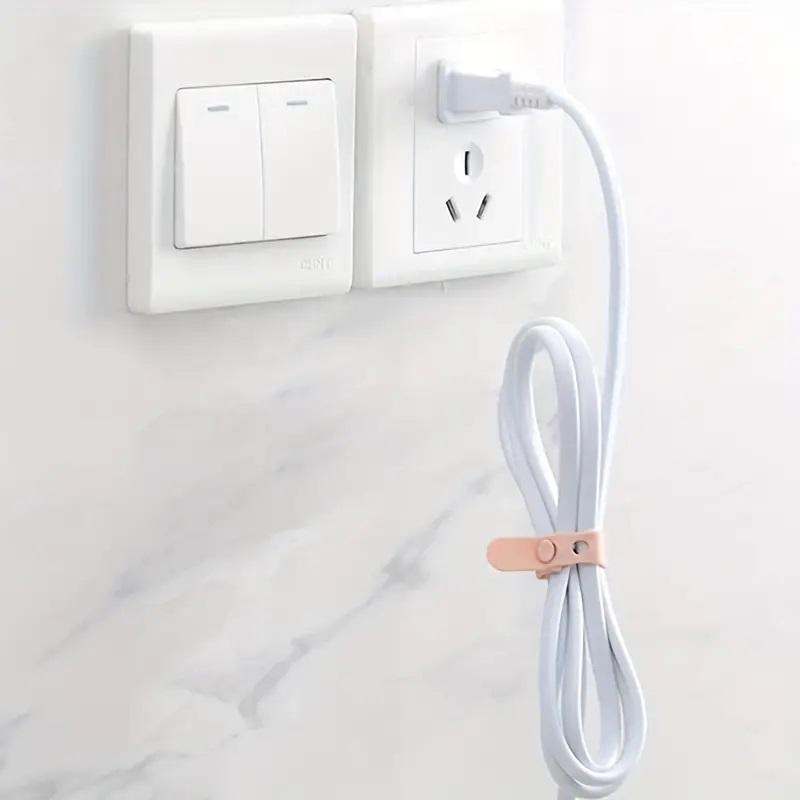 10 шт. стяжек для хранения кабеля передачи данных, органайзер для кабеля наушников, сматывающее устройство, застежка против потери, ремешок для кабеля передачи данных