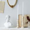 Stand Vintage Retro Wood Candle Holder Wooden Pillar Candlestick Holder Wedding Decoration
