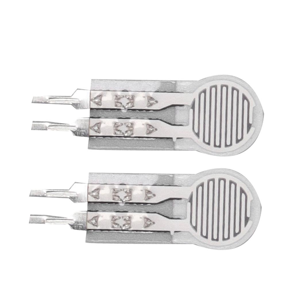 2 шт. Тонкопленочный датчик давления Силочувствительный резистор Резистивный тип Гибкий тензодатчик