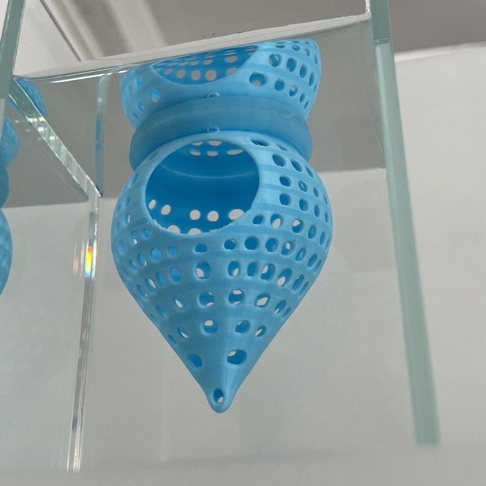 3D-печатная плавающая рыболовная гамака Домик-инкубатор Укрытие Платформы для отдыха в аквариуме Пластиковая полая гамака Кольцо для кормления