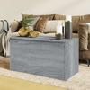 VidaXL Storage Chest Sonoma Grey 84x42x46 Cm Engineered Wood