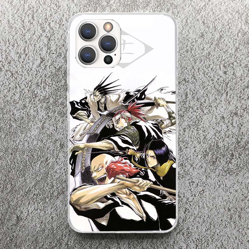 Чехол для телефона Bleach Зараки Кенпачи Для iPhone 17 16 15 14 13 12 11 Pro Max Mini Plus Air 7 SE 8 Мягкий силиконовый печатный корпус Funda F