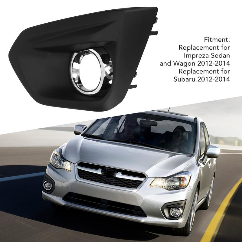Car Front Bumper Fog Lamp Frame Trim 57731FJ020 57731FJ030 Replacement For Impreza Sedan and Wagon 2012‑2014