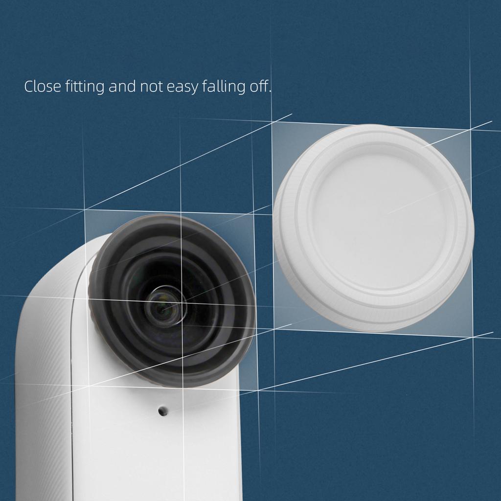 Пылезащитные крышки для объектива для Insta360 GO 3S Силиконовые крышки для переднего объектива Защитная крышка объектива Бленда для камеры Insta360 GO 3S